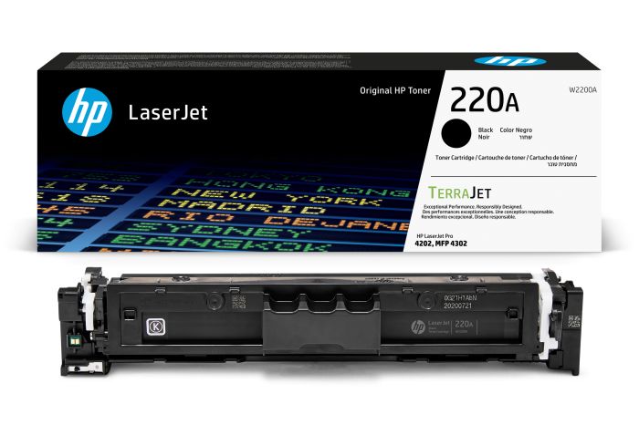 HP 220A Black Toner Cartridge - (W2200A)