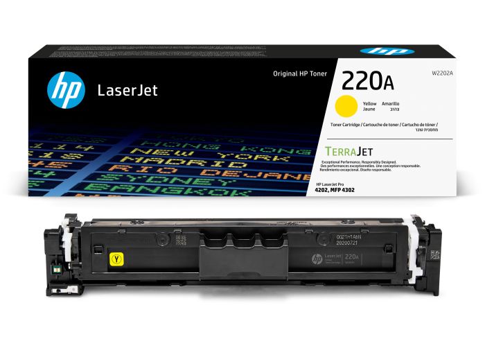 HP 220A Yellow Toner Cartridge - (W2202A)