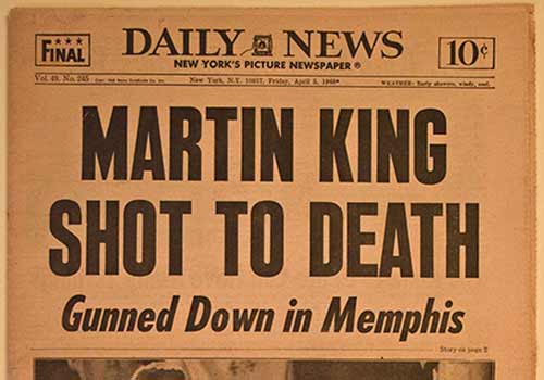 Daily News - Martin King Shot