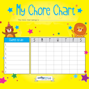 Printable Chore Chart For Kids