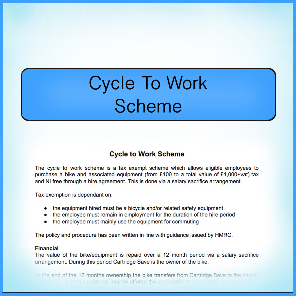 my cycle to work scheme