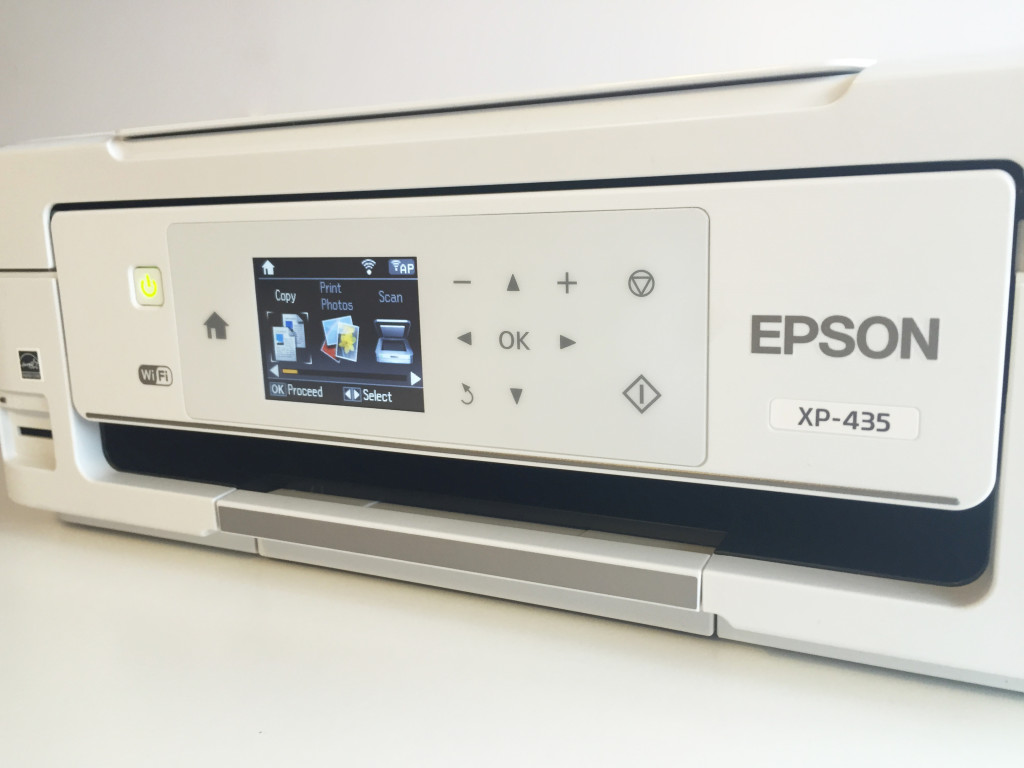 Epson XP 435 Operating Panel