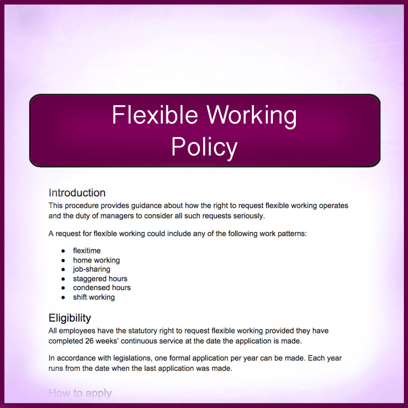 Download and print this policy guide on how to implement flexible working