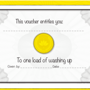 Printable Negotiation Vouchers for Kids