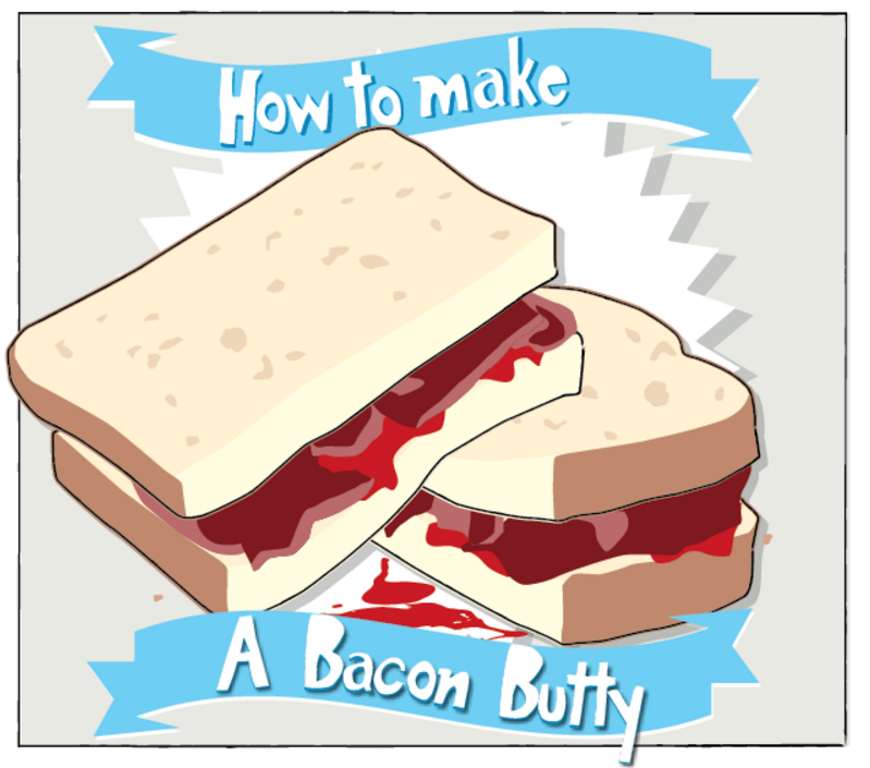 A step by step guide on how to make the perfect bacon butty - bacon sandwich