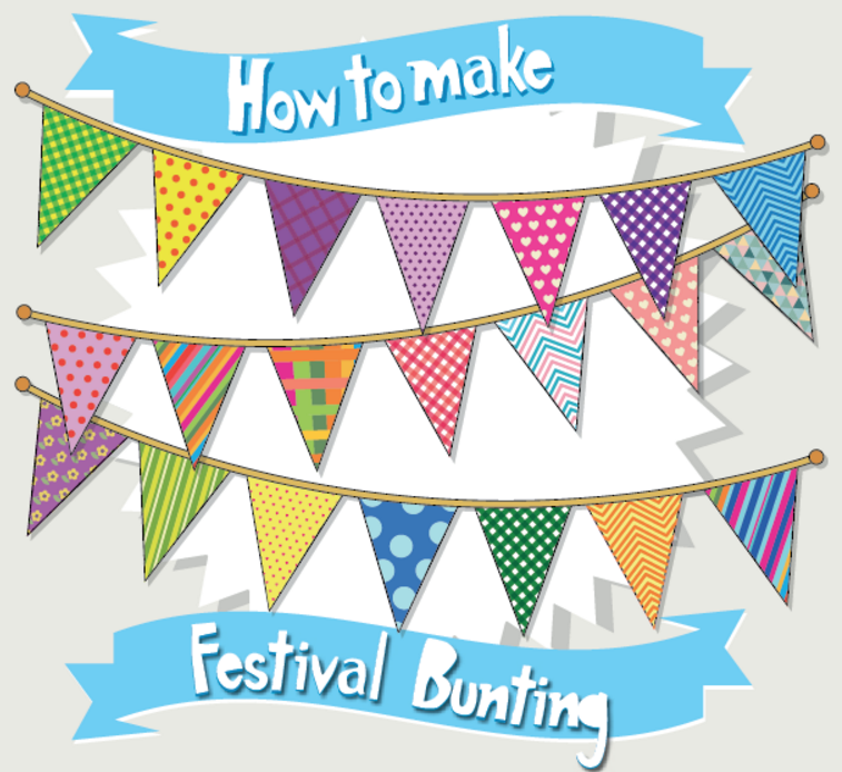 An easy 5 step guide to make bunting