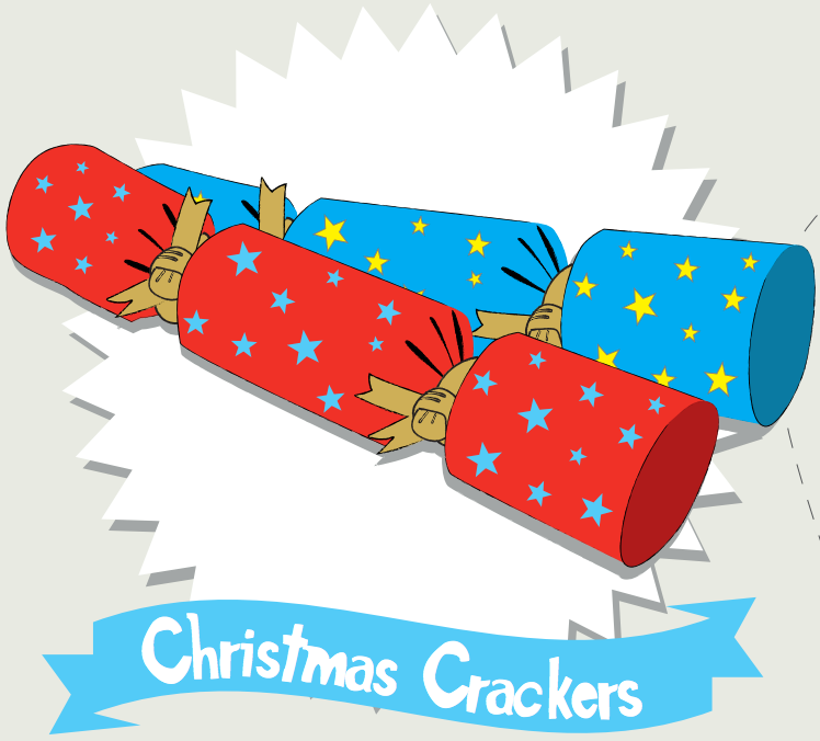 How to make printable christmas crackers