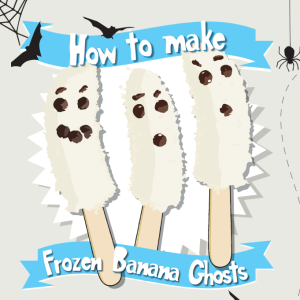 Printable Guide For Making Frozen Banana Ghosts