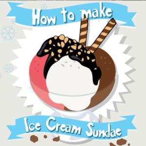 Printable Guide For Making An Ice Cream Sundae