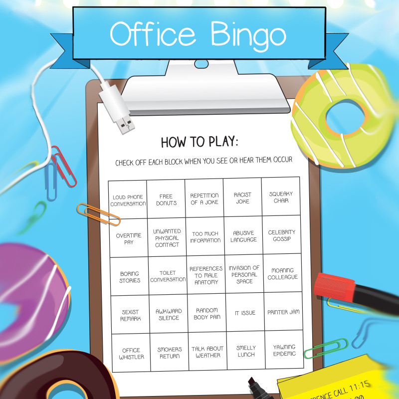 Make work even more fun with office bingo