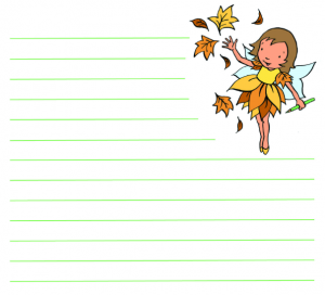 Child's letter template for your little girl