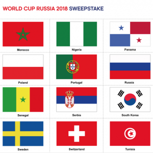 World Cup 2018 Sweepstake