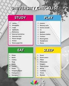 University Checklist - Print what matters
